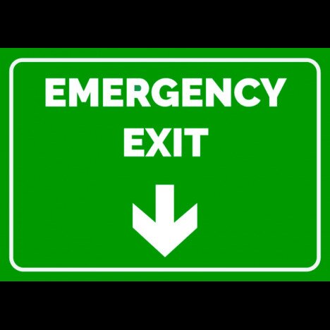 Indicator emergency exit