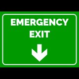 Indicator emergency exit